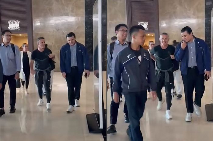 John Herdman tiba di Jakarta